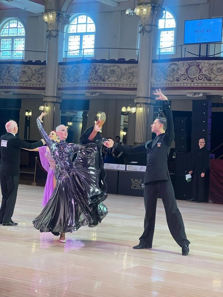 Tatiana Vaccaro dancing at Blackpool Dance Festival